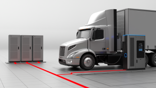 Trucks charging 