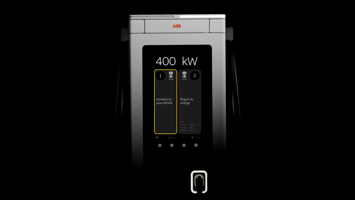 closueup of the charger with HMI focus