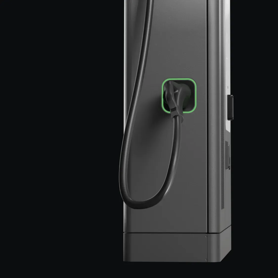 MCS charger from side