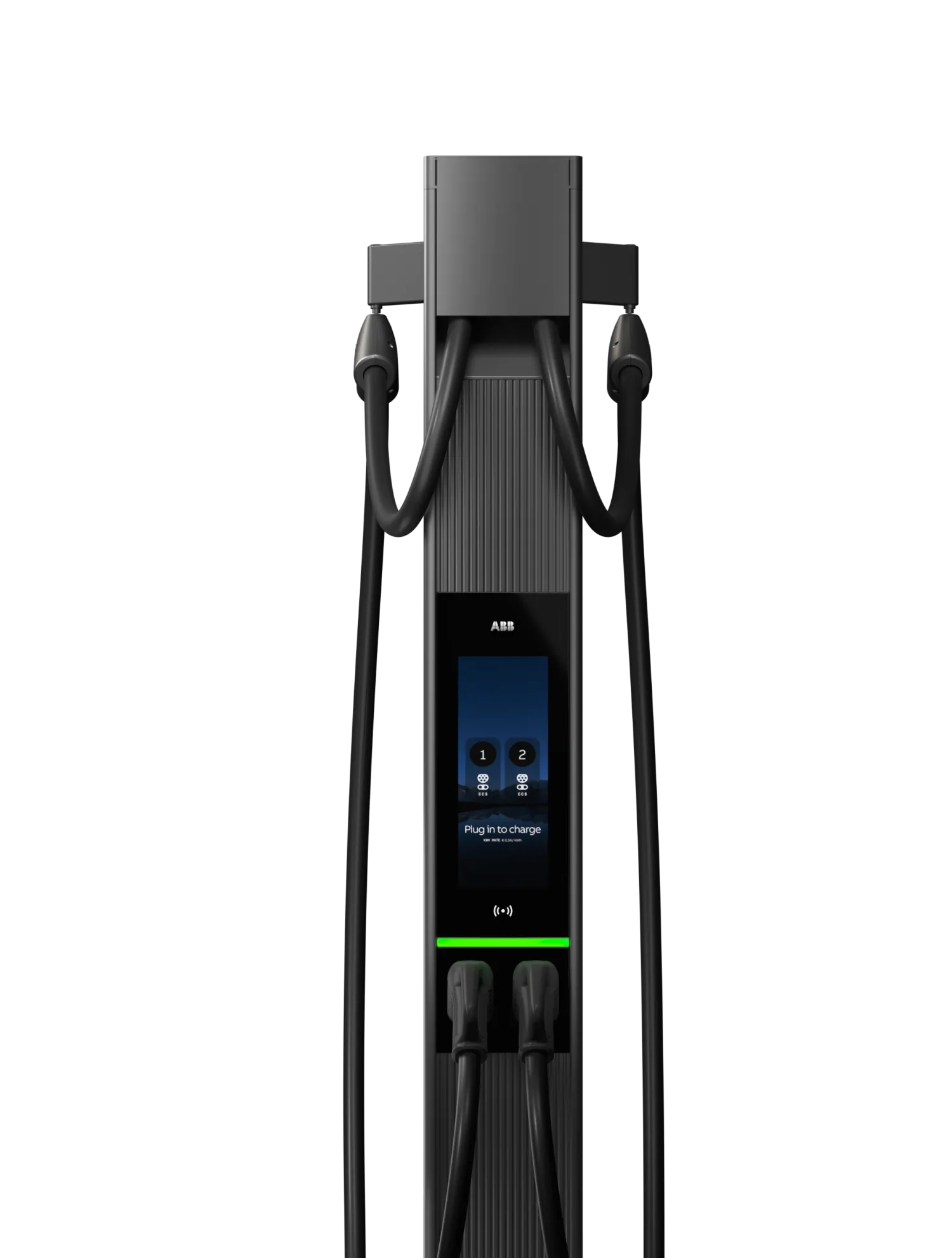 Frontal view of the OM Duo dispenser