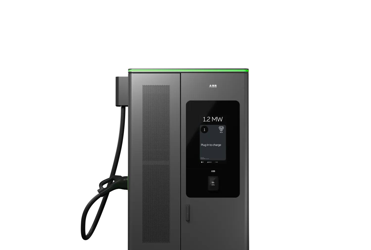 Frontal view of the OM Ultra charge post