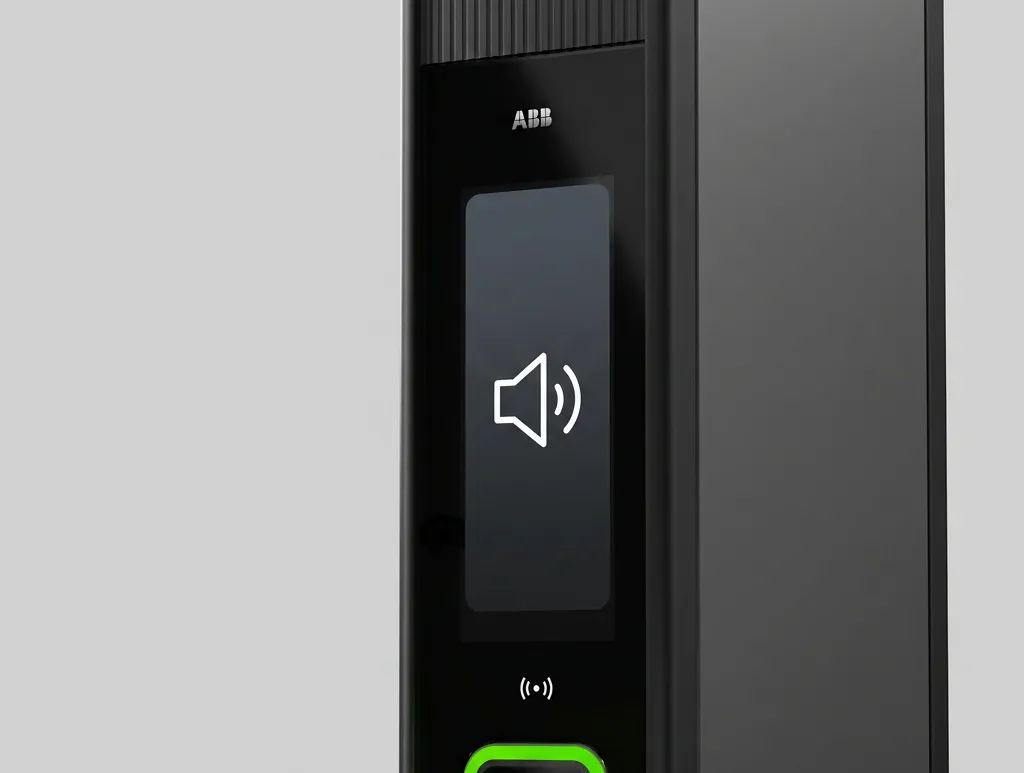 Close-up of the OM Solo interface with a sound icon