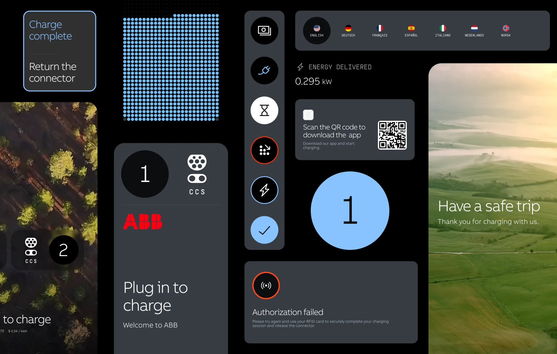UI elements of the digital interface